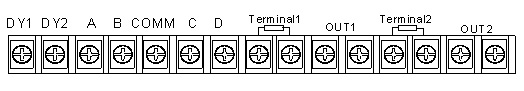 微機調制器接線端子示意圖